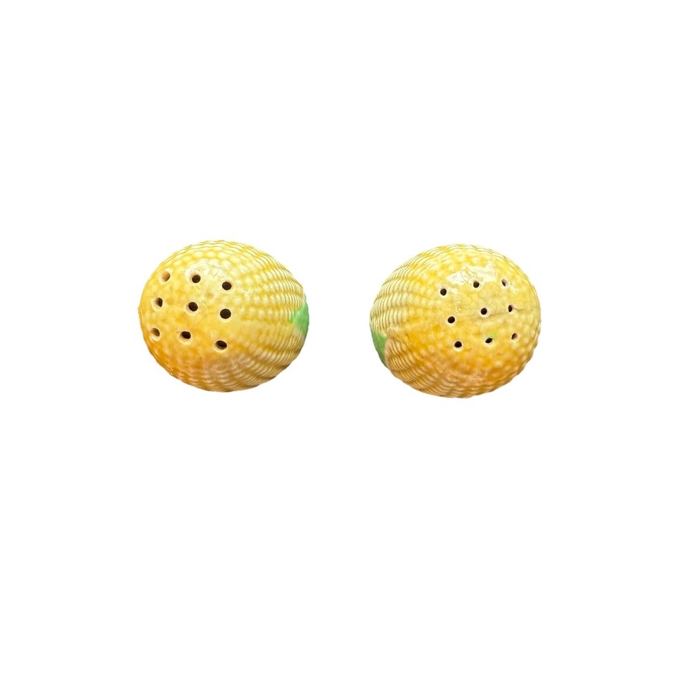Corn Salt and Pepper Shakers Ear Corn Corn Cob Made in Japan Vintage Yellow - Picture 2 of 7